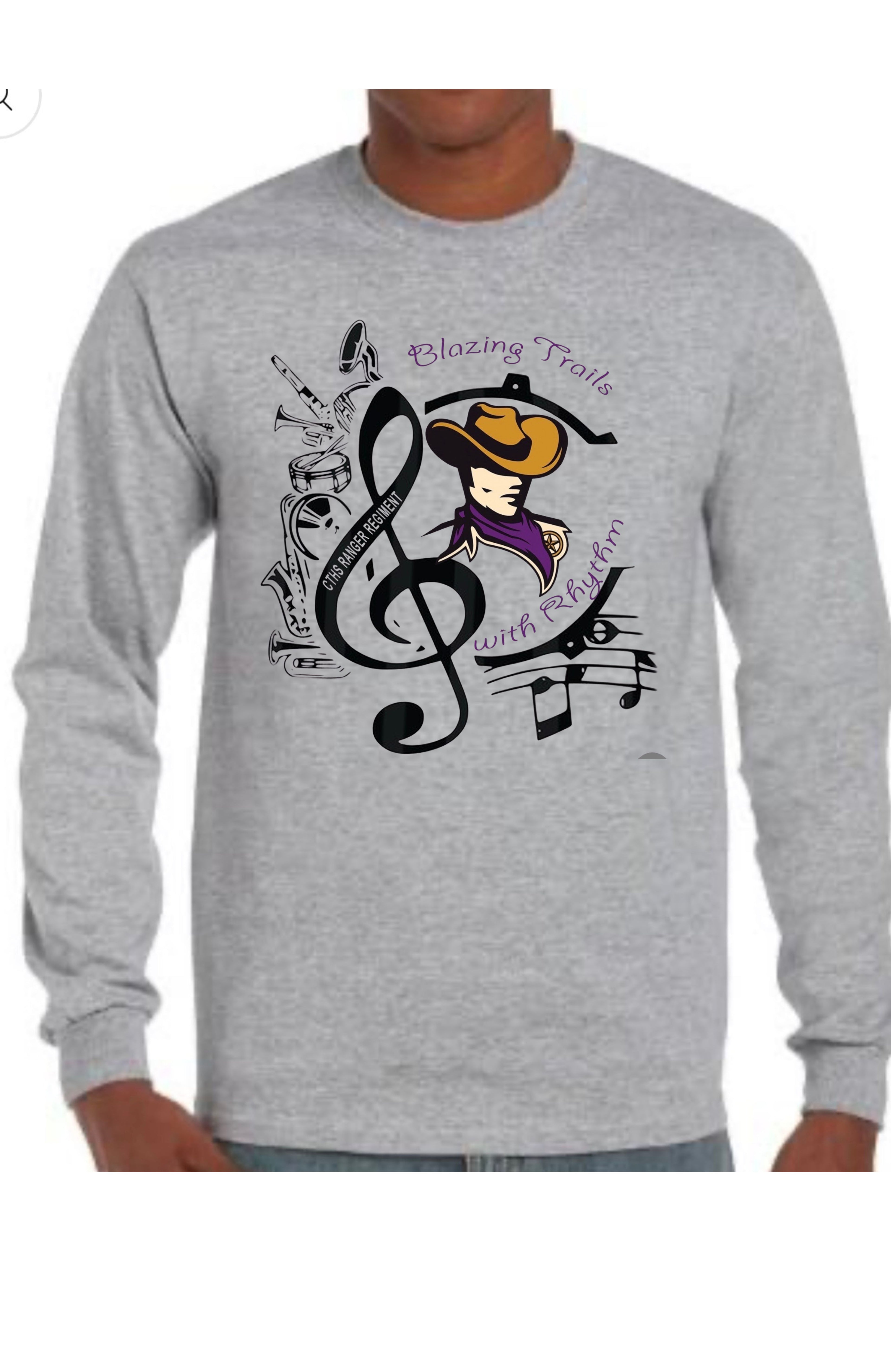 Blazing Trails With Rhythm Long Sleeve Tee
