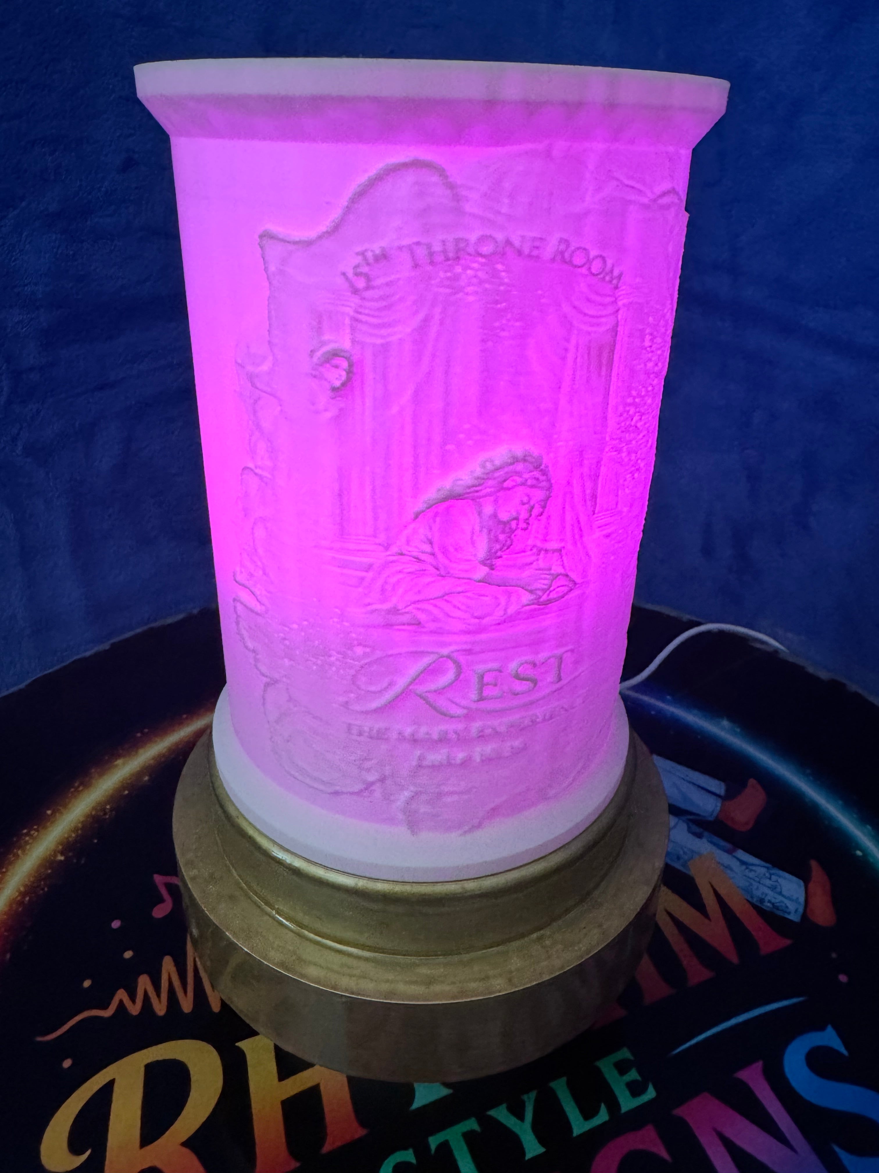 Rest – The Mary Experience Lithophane LED Lamp (Luke 10:39)