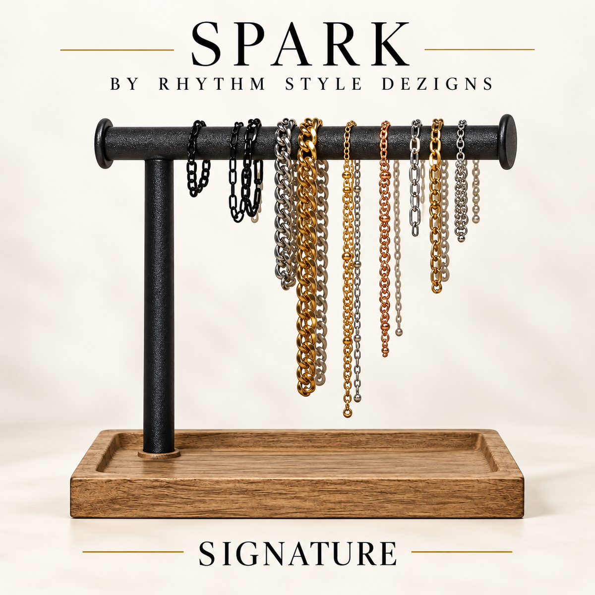 Signature Permanent Jewelry Chains | Spark by Rhythm Style Dezigns